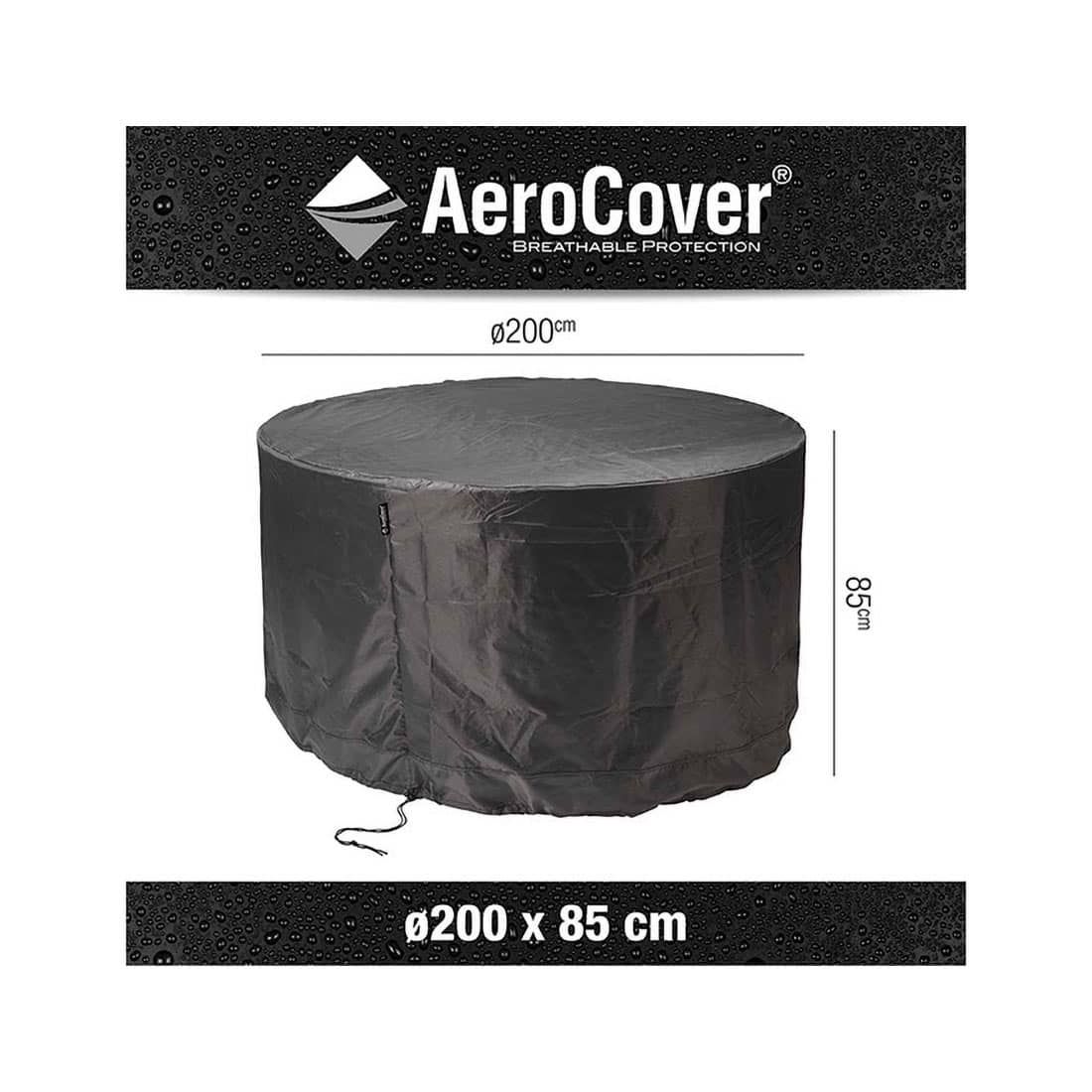 AeroCover Gartenmöbel-Set Schutzhülle Ø200x85cm Polyester