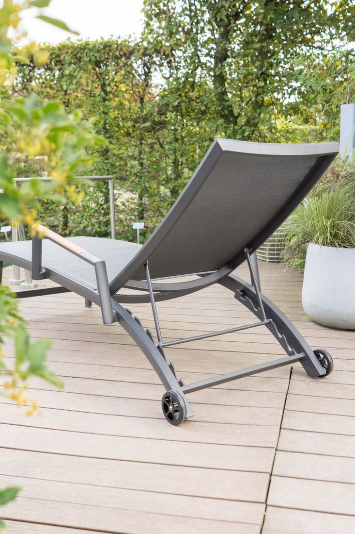 Zebra Fly Gartenliege Aluminium/Textilene