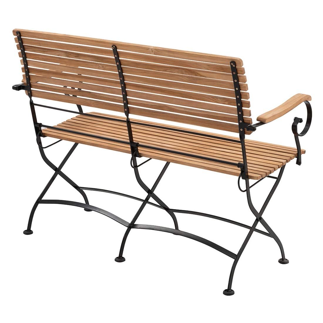 OUTLIV. Lindau Gartenbank Stahl/Teak