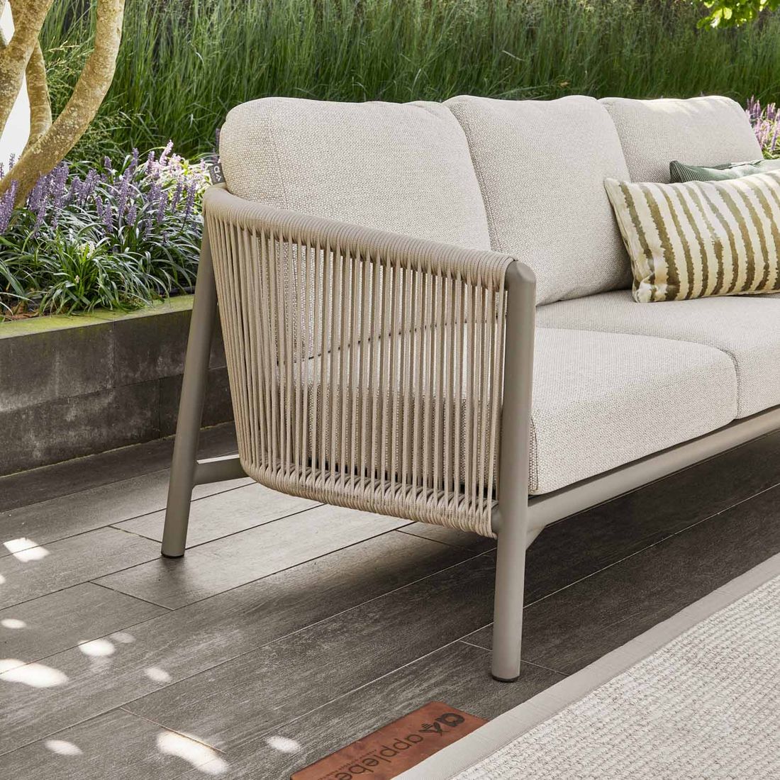 Apple Bee Bora Bora Gartensofa Aluminium/Rope/Bee Wett