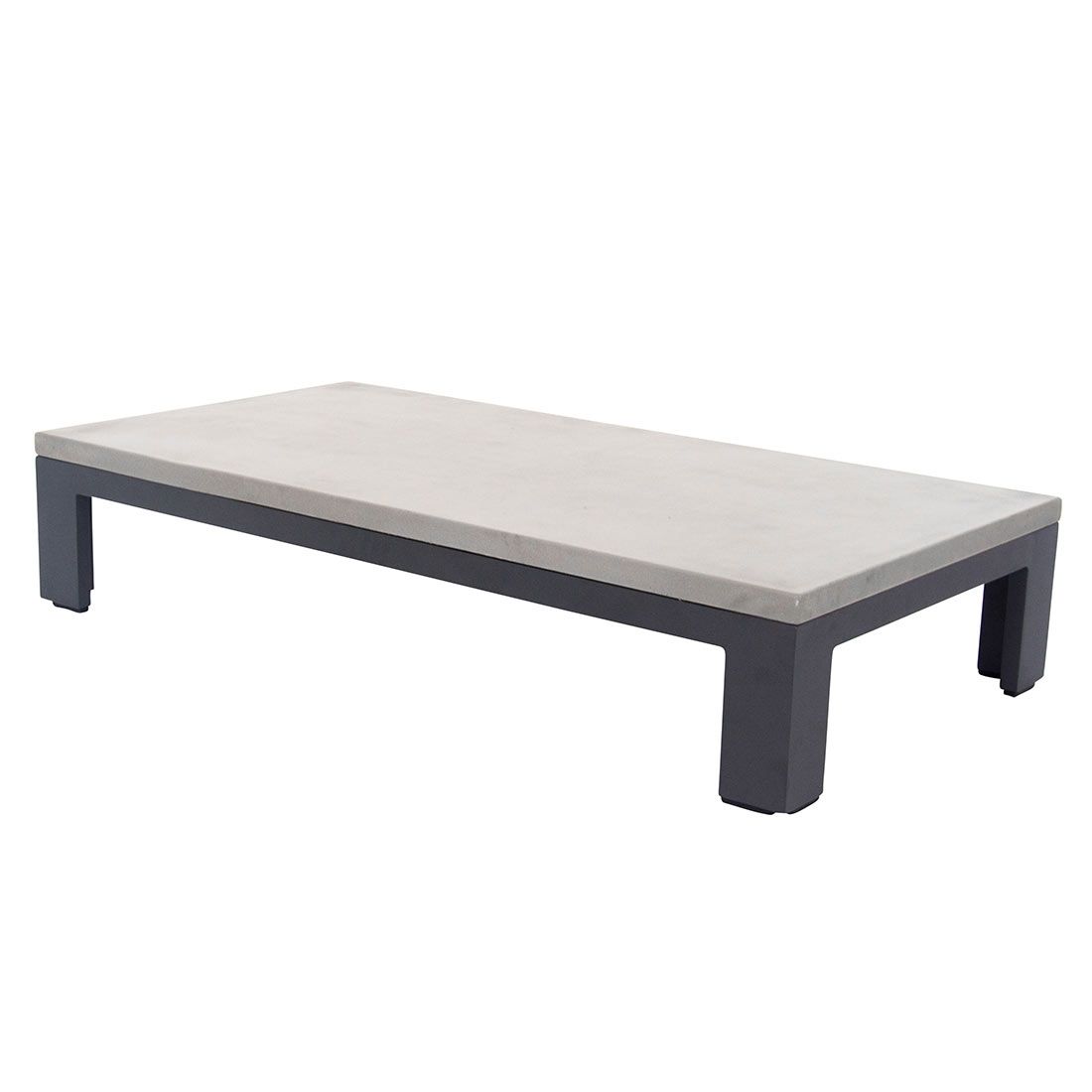 Apple Bee Delgado Loungetisch 130x70x27cm Aluminium/LWC