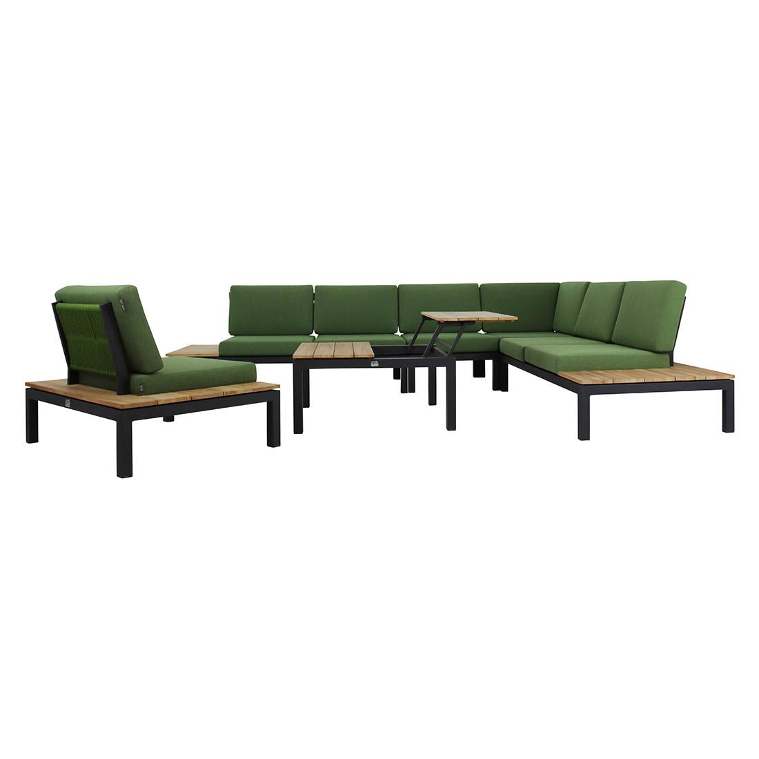 Apple Bee Pebble Beach Ecklounge 6-tlg. Aluminium/Bee Wett