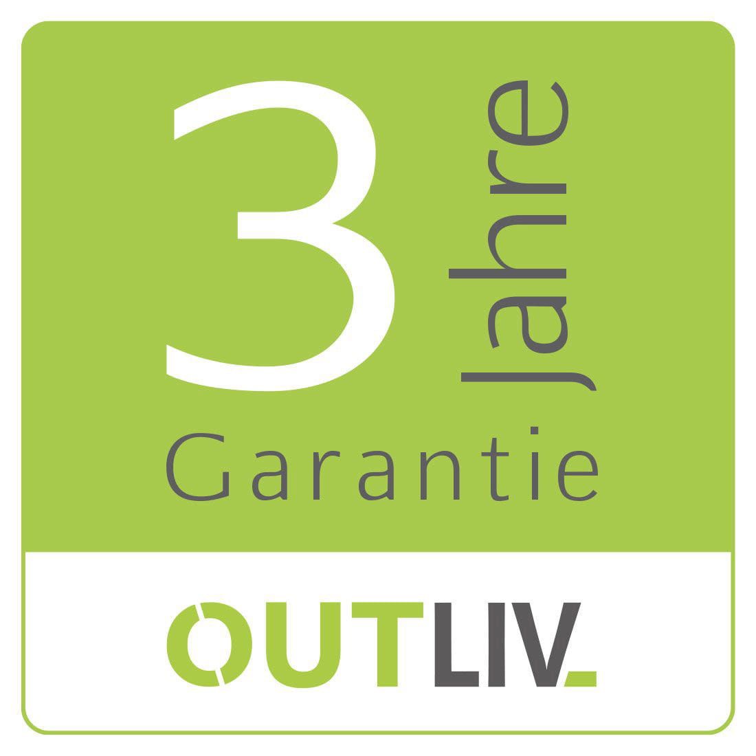 OUTLIV. Atlanta Gartenmöbelset 5-tlg. Tisch 160x90cm