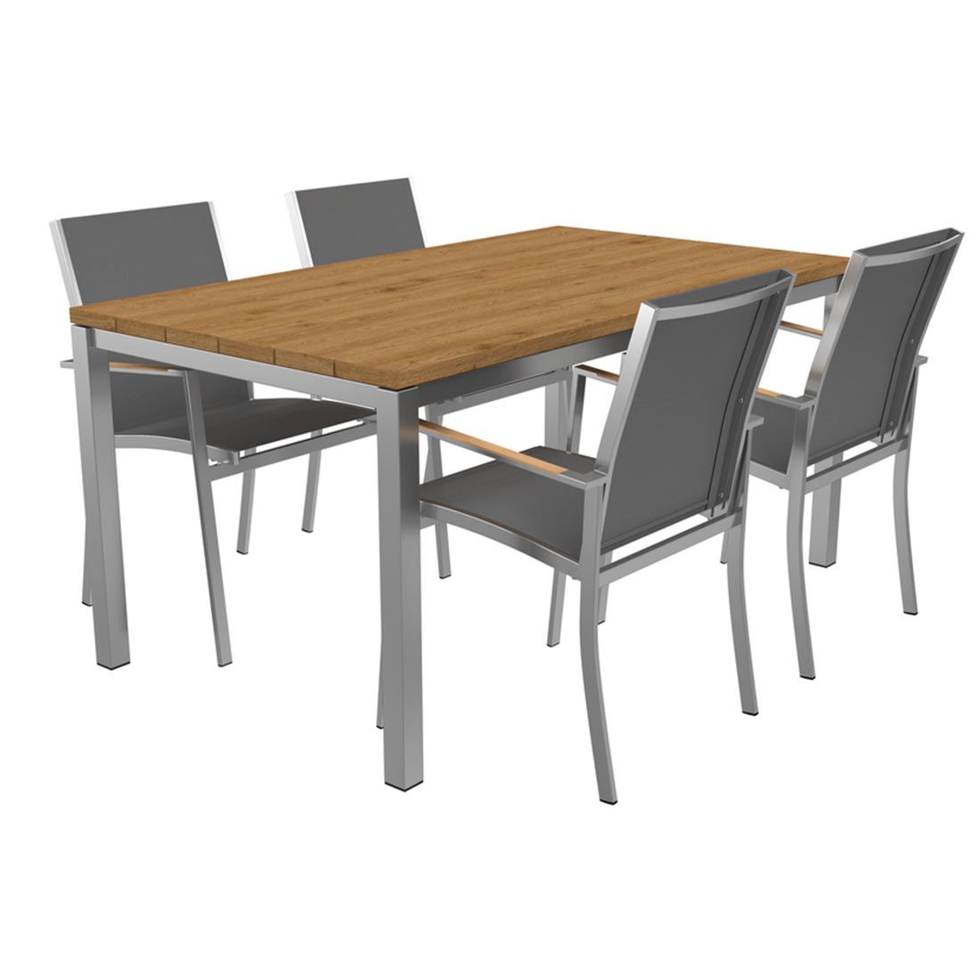 OUTLIV. Oviedo Gartenmöbel-Set M (4 Plätze) Tisch 160x90cm