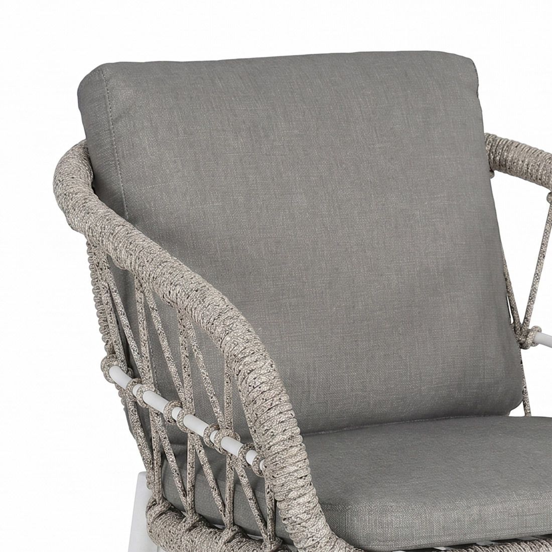 OUTLIV. Dakota Gartensessel Aluminium mit Sitz- und Rückenkissen
