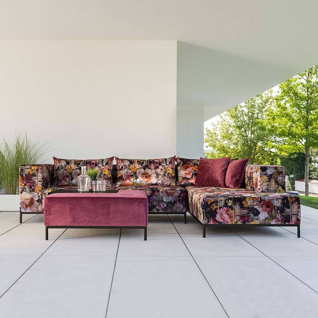 Stern Taavi Ecklounge inkl. Hocker Aluminium/Polster