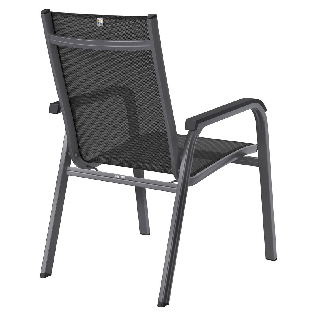 Kettler Basic Plus Gartenmöbel-Set mit OUTLIV. Tisch Aluminium/Dekton