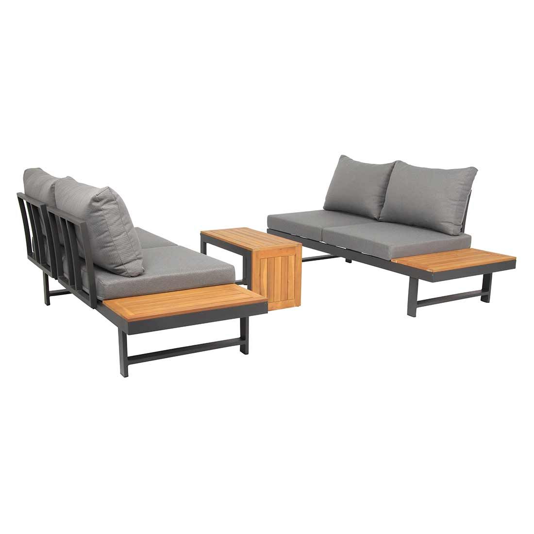 Acamp Shadow Ecklounge Aluminium/Kunstfaser