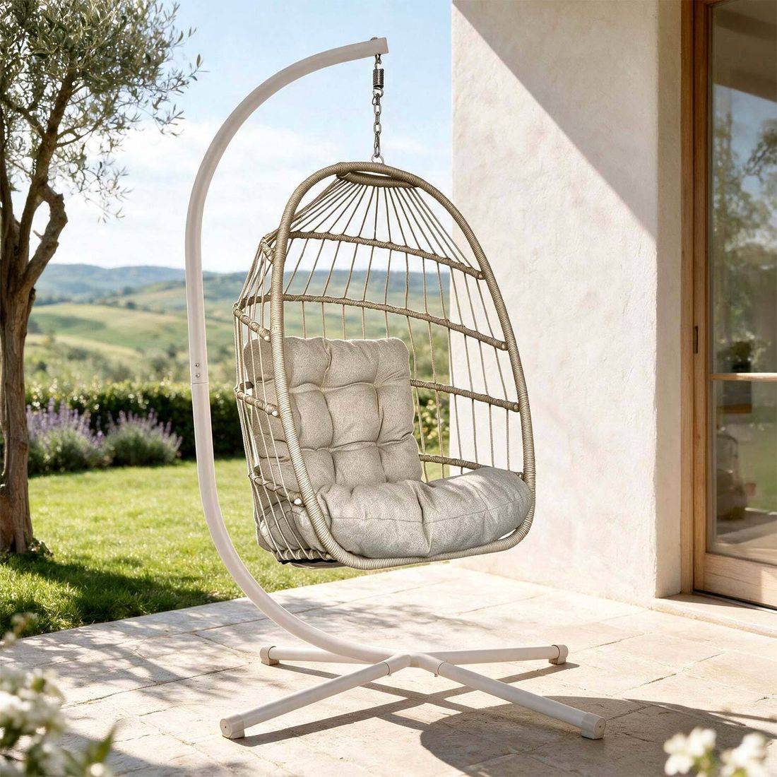 OUTLIV. Luna Swing Hängesessel Eisen/Rope/Spun Polyester