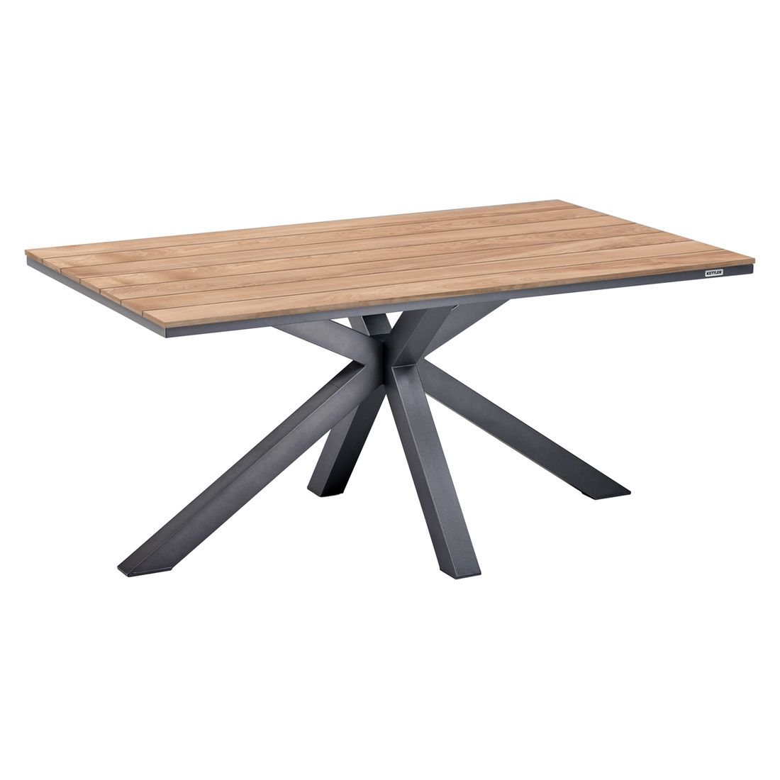 Kettler Cubic Gartentisch Aluminium/Teak