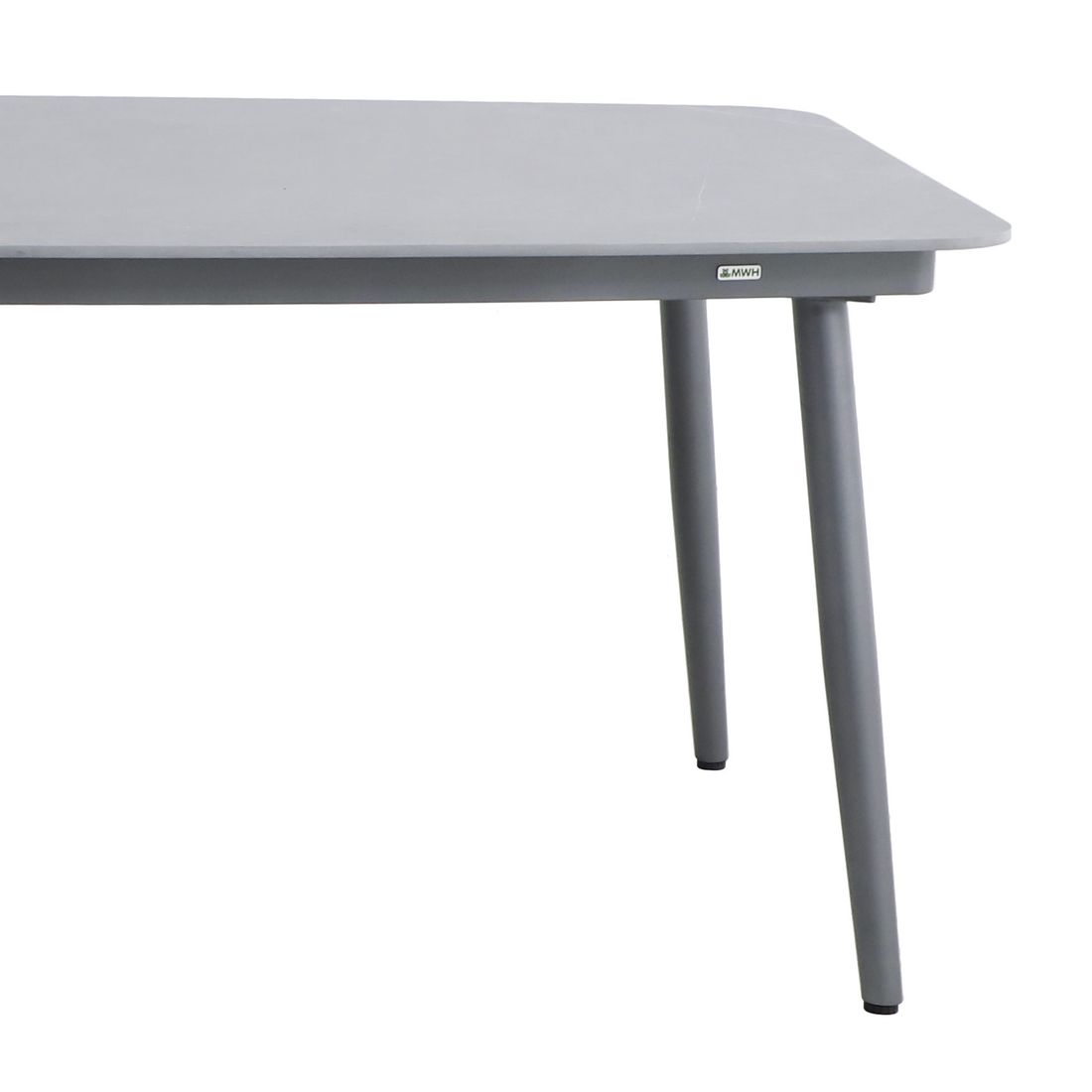 MWH Ropero Gartentisch 210x105cm Aluminium/Sinterstein