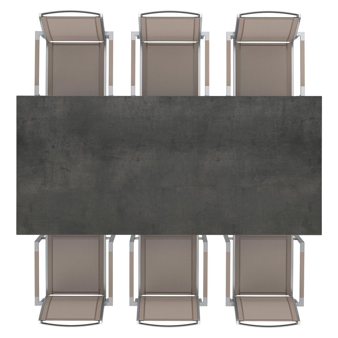 OUTLIV. Oviedo Gartenmöbel-Set L (6 Plätze) Tisch 220x100cm