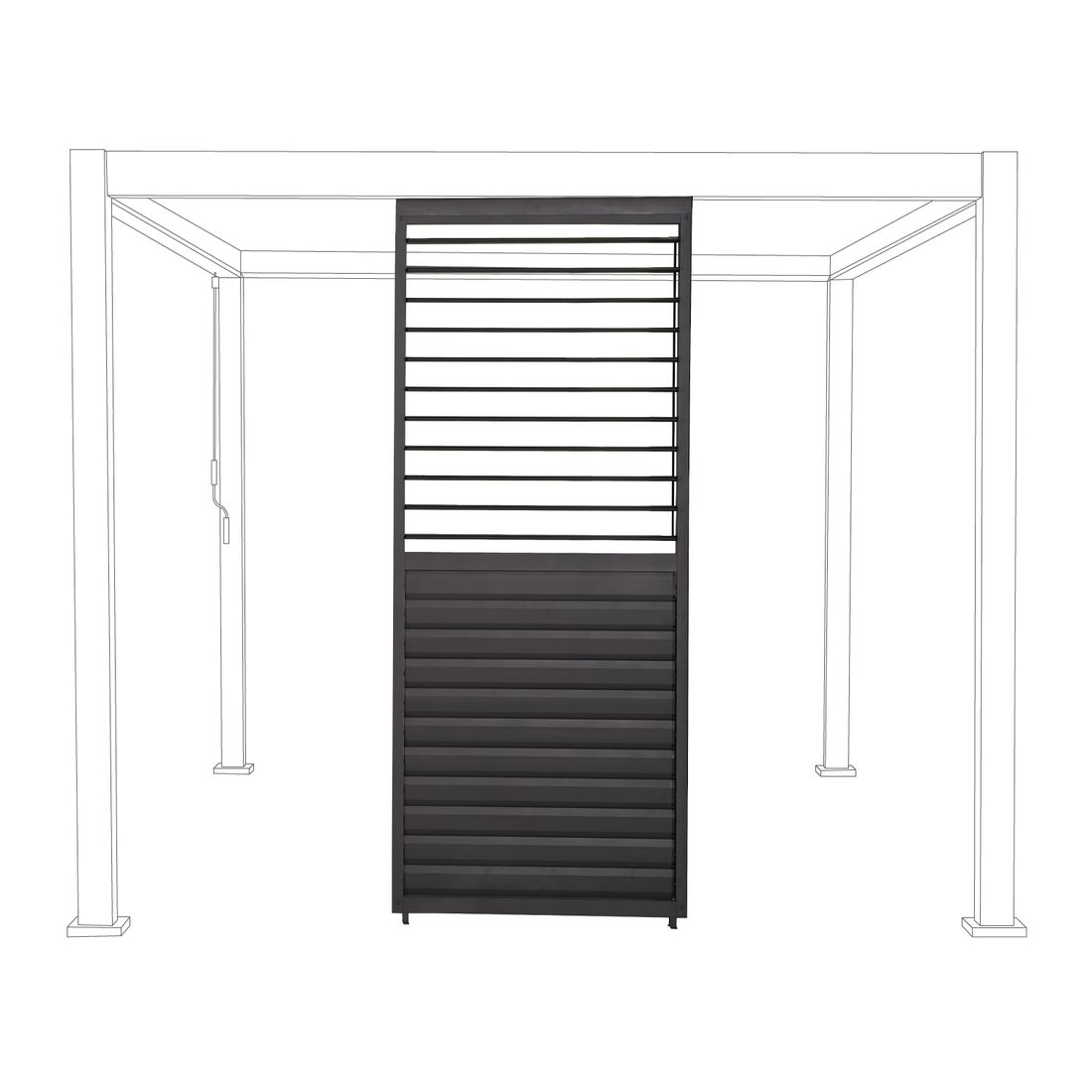 Mirador Lamellenwand verstellbar