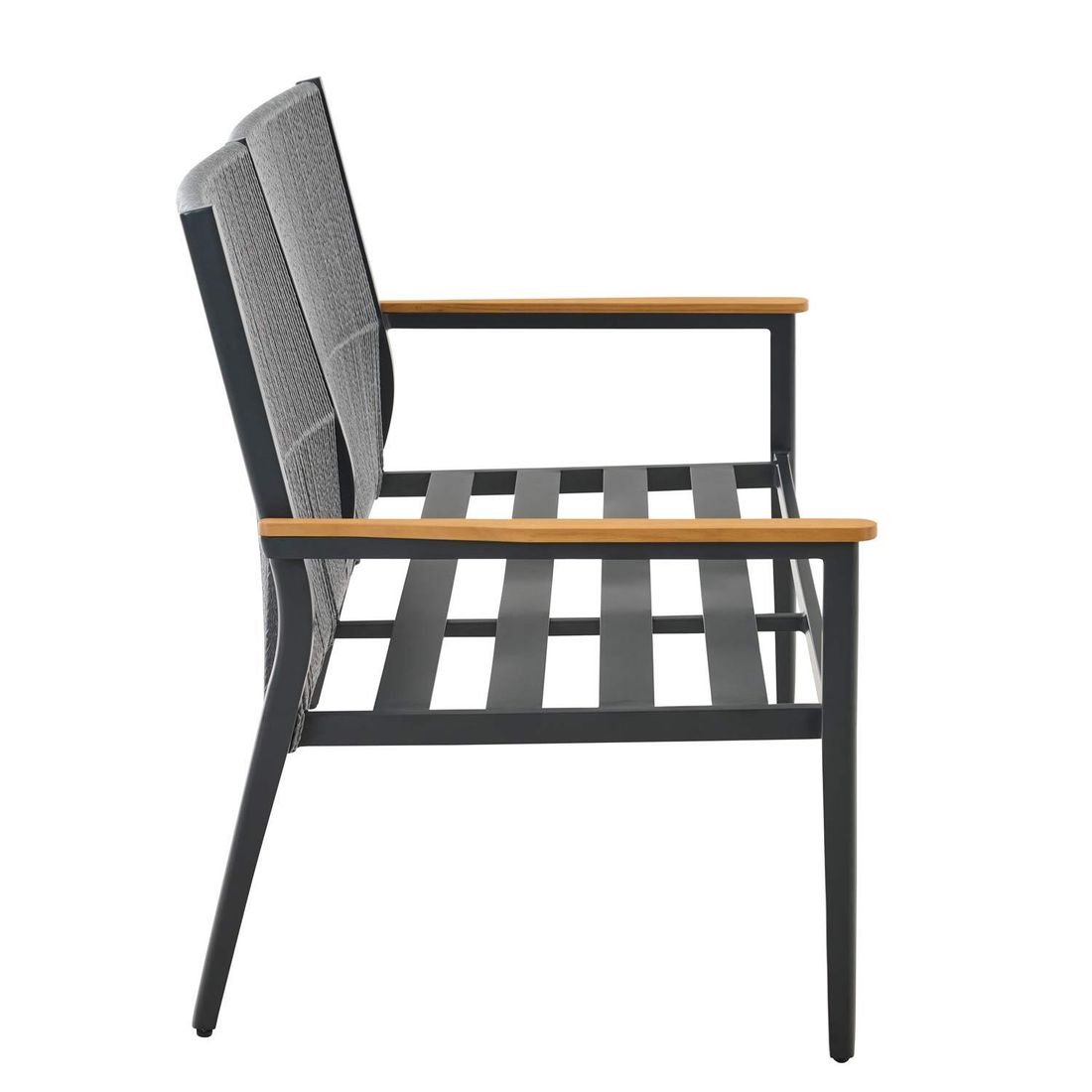Siena Garden Liguria Diningsofa Aluminium/Gardino-Geflecht/Polyester