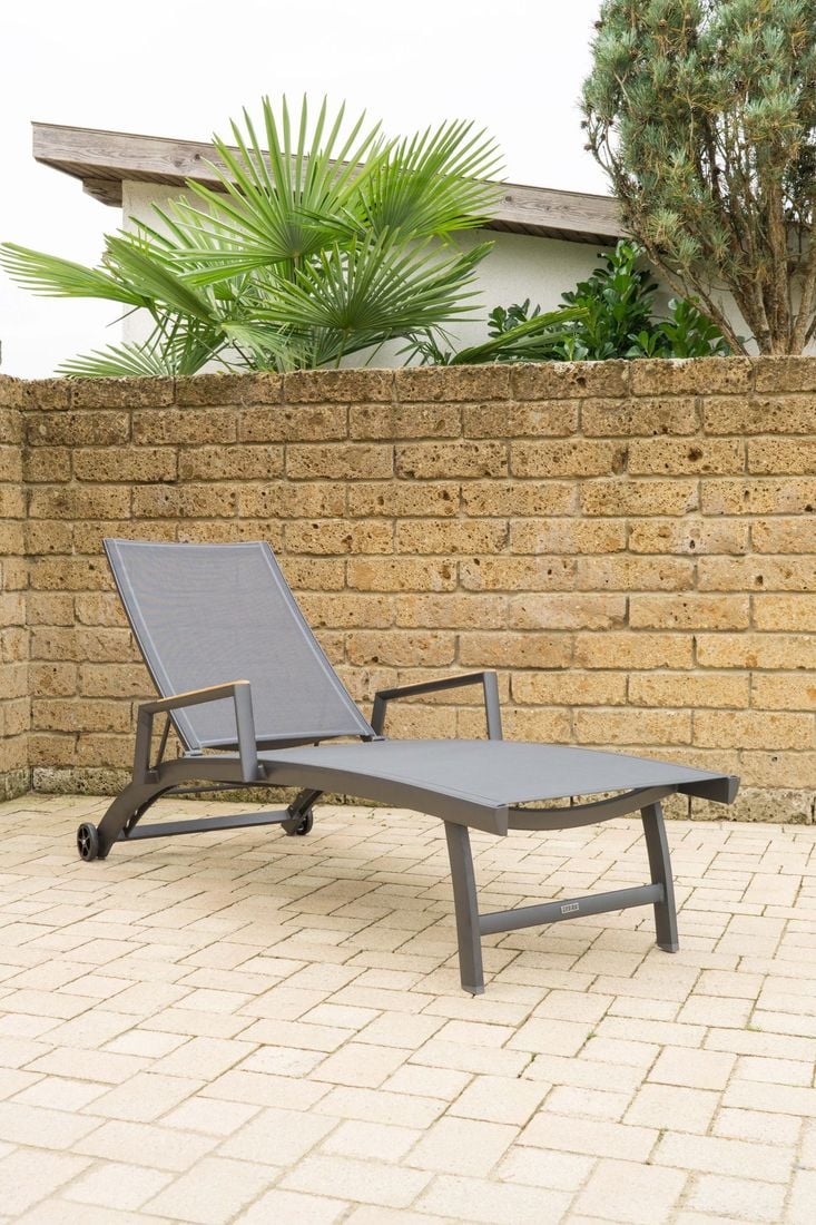 Zebra Fly Gartenliege Aluminium/Textilene