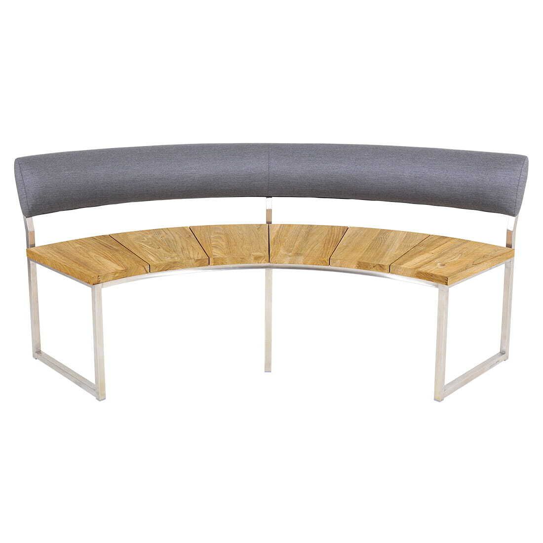Zebra Onyx Gartenmöbelset 3-tlg. mit Gartentisch Ø160cm