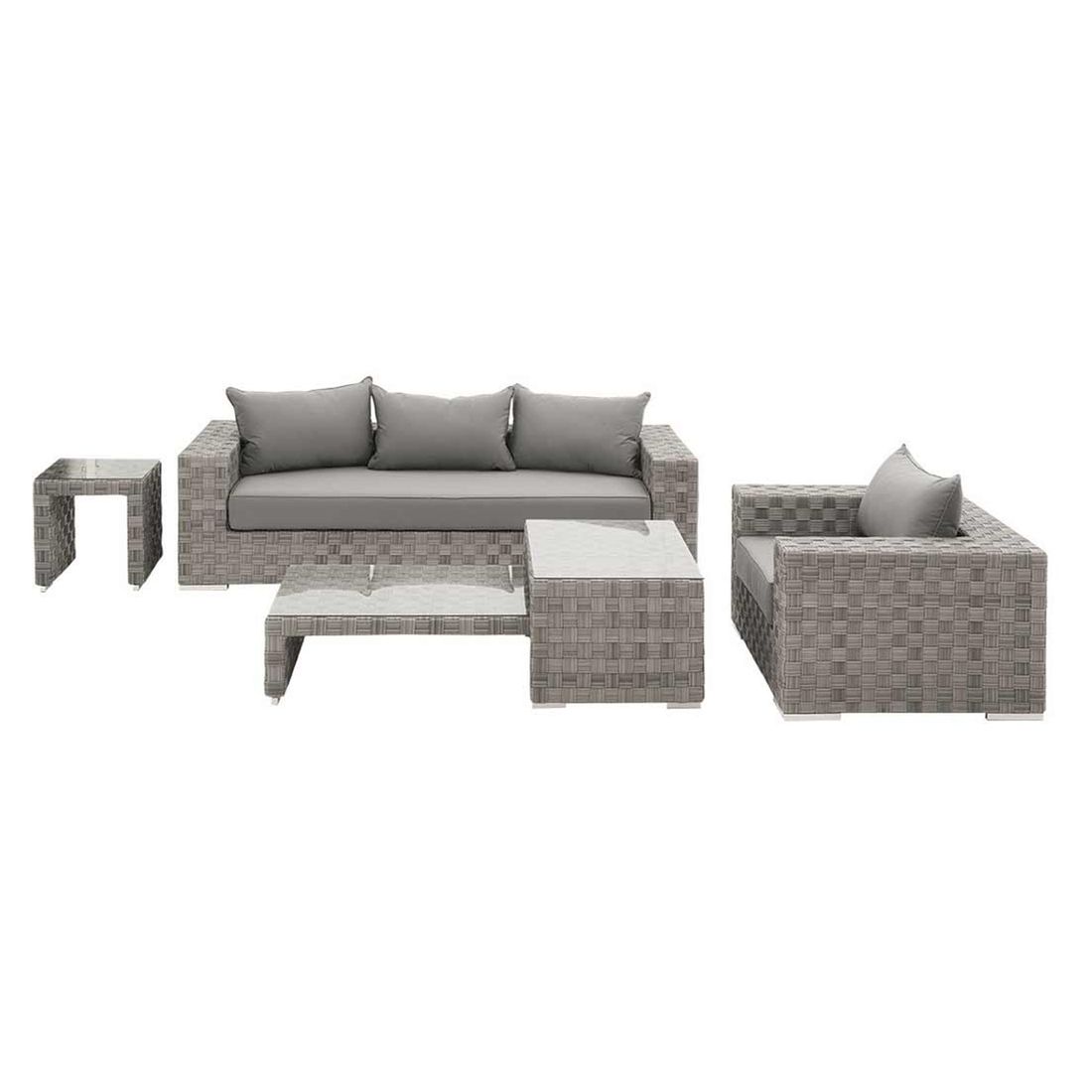 OUTLIV. Tatta Loungeset inkl. Loungetisch Geflecht/Olefin