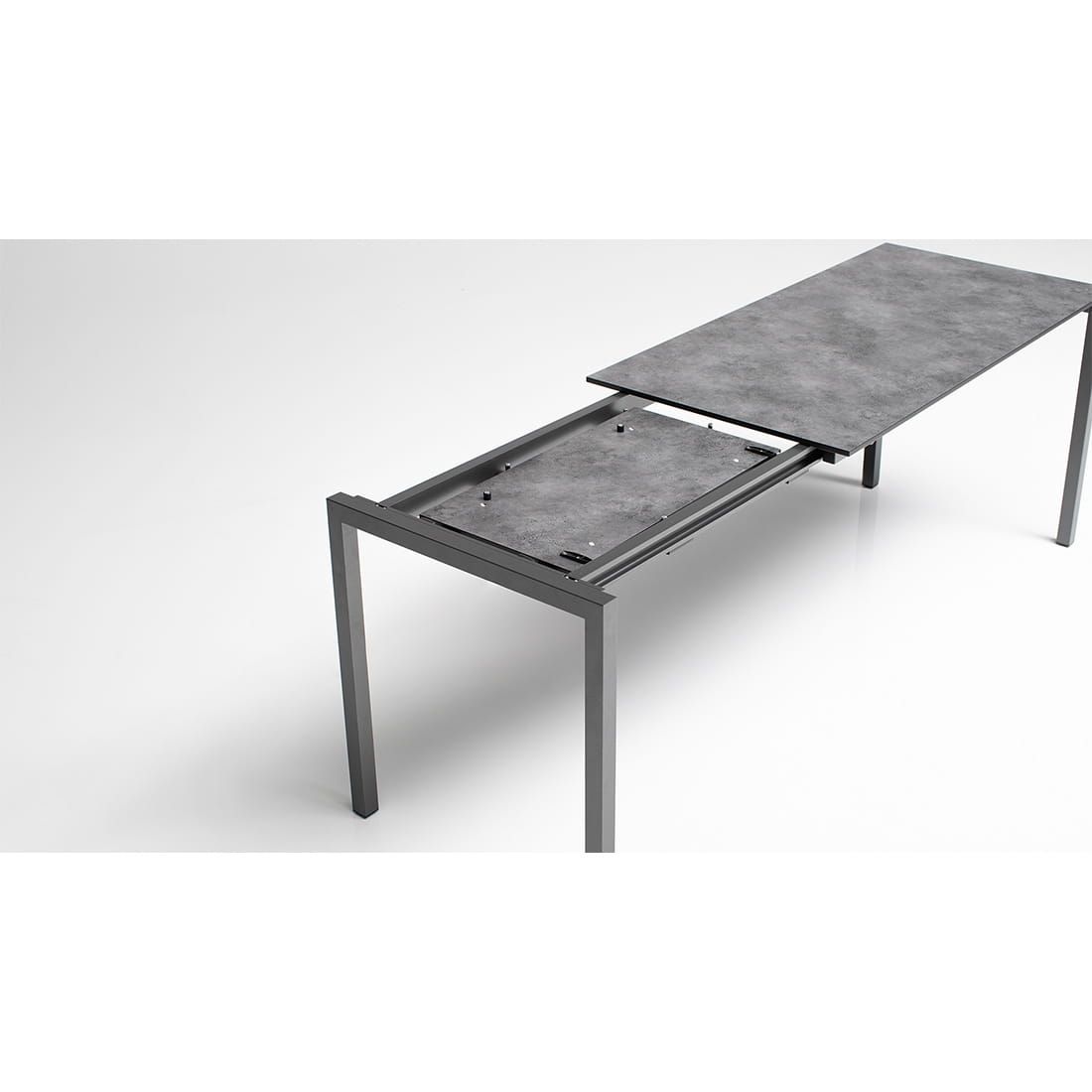 Kettler Cubic Ausziehtisch 138/210x68 cm Aluminium/HPL
