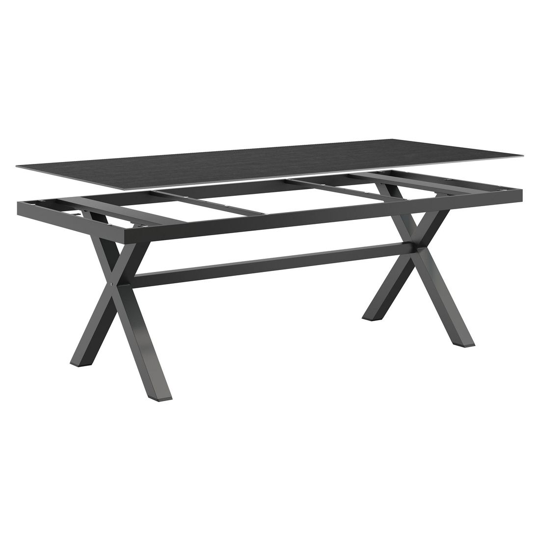 OUTLIV. Gartentisch 220x100cm Aluminium/Dekton