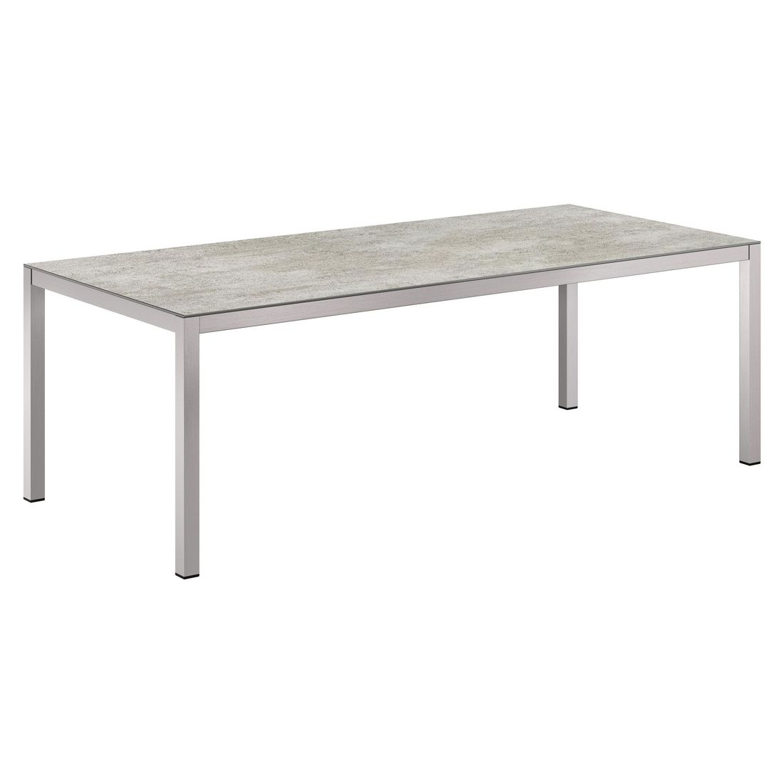 OUTLIV. Gartentisch 220x100cm Edelstahl/Dekton