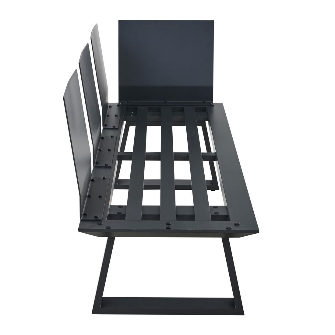 Siena Garden Repton Ansteckteil für Diningsofa Aluminium/Texfabric