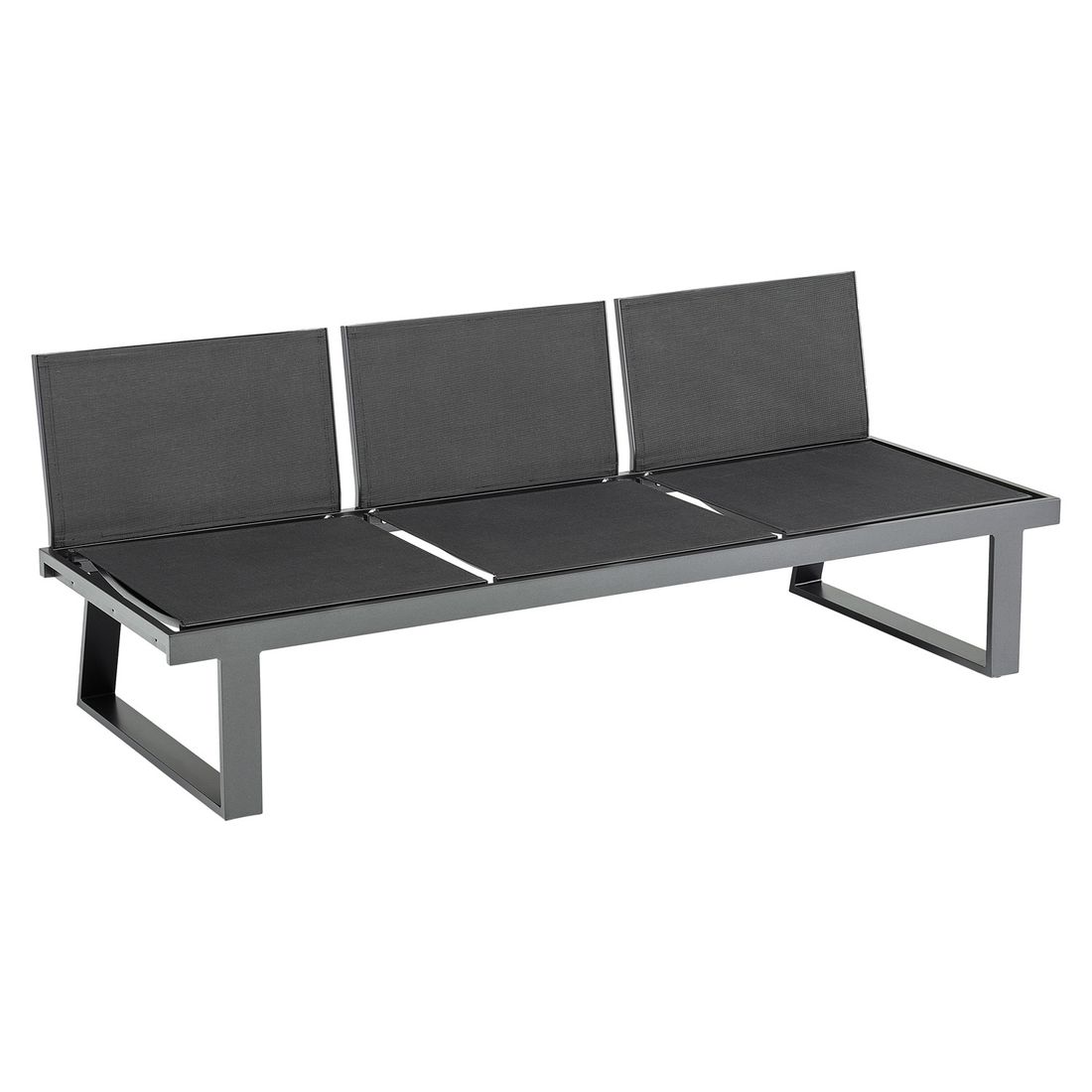 Kettler Rasmus Modular Gartenbank Aluminium/Outdoorgewebe