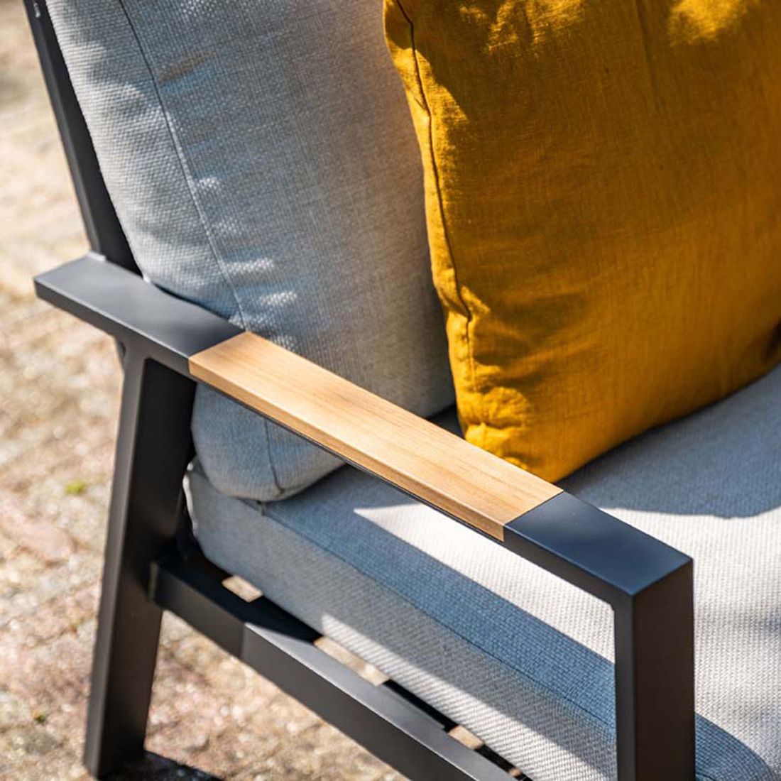 Garden Impressions Elati Dininglounge Tisch 150x89,5cm Aluminium/Polyester