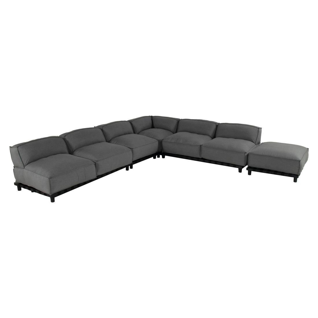 Schöner Wohnen Vlieland Ecklounge Aluminium/Sunbrella