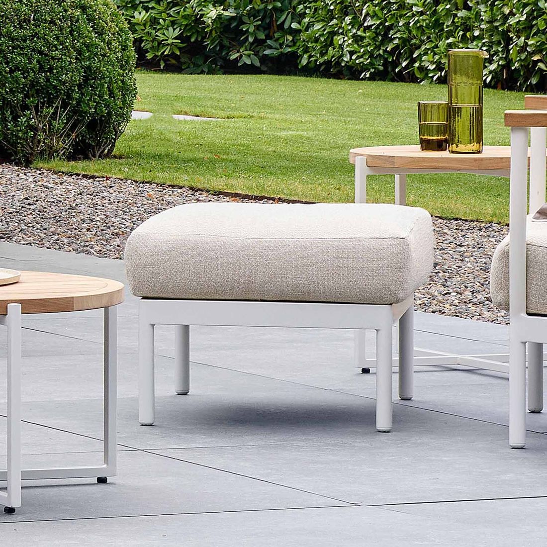 Apple Bee Condor Loungehocker Aluminium/Bee Wett