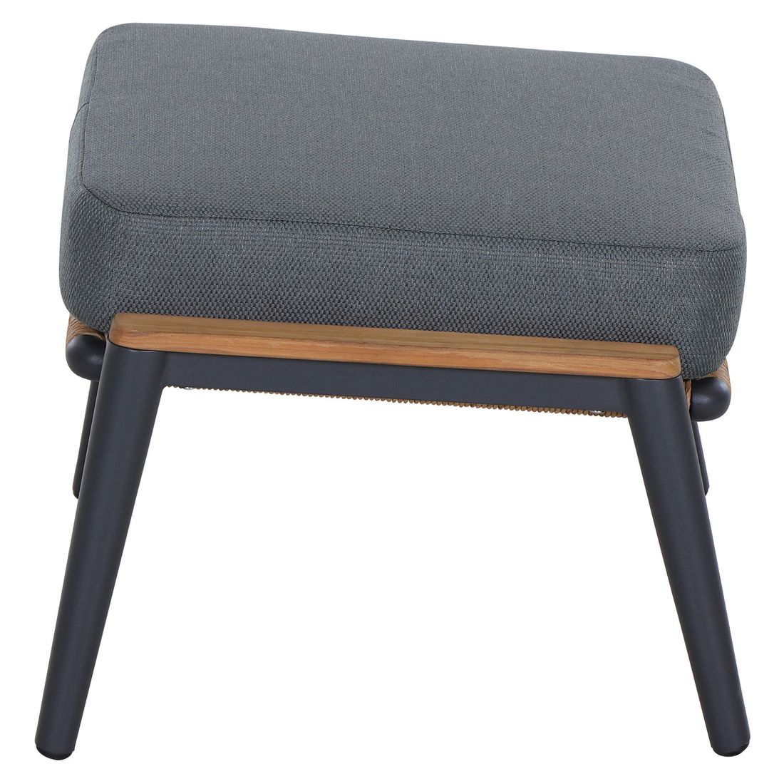 Siena Garden Roma Loungehocker Aluminium/Teak