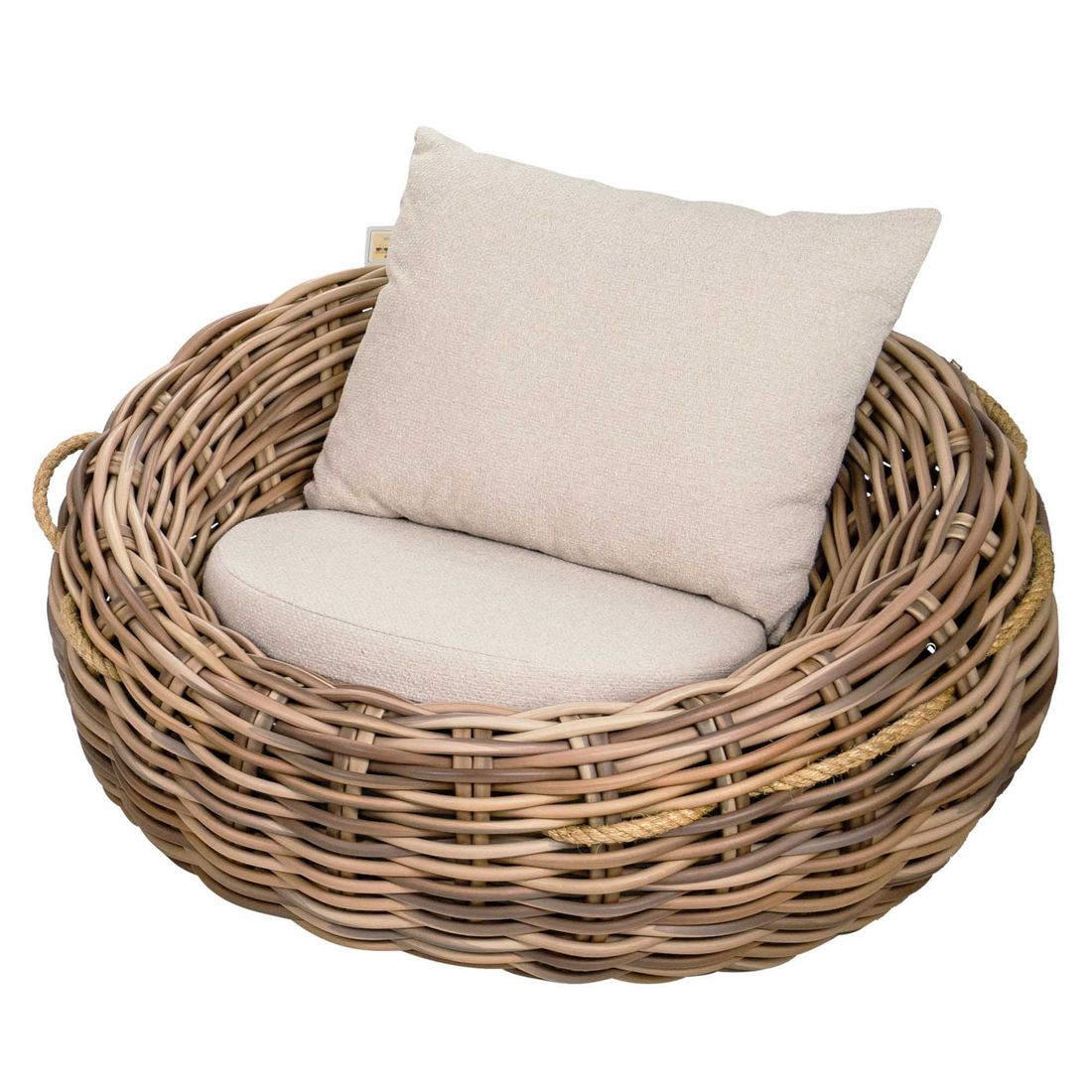 Apple Bee Cocoon Loungesessel Polyrattan/Bee Wett