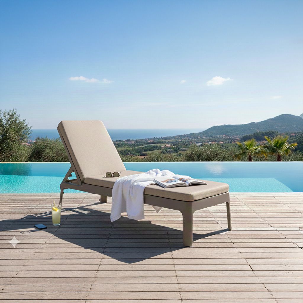 Nardi Plano Gartenliegenauflage 67x200cm Polyacryl