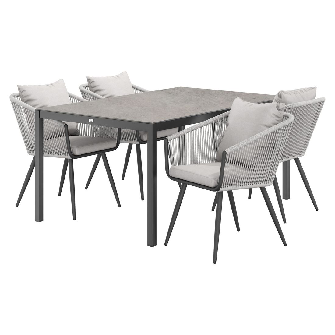 OUTLIV. Alex Gartenmöbel-Set Aluminium/Dekton