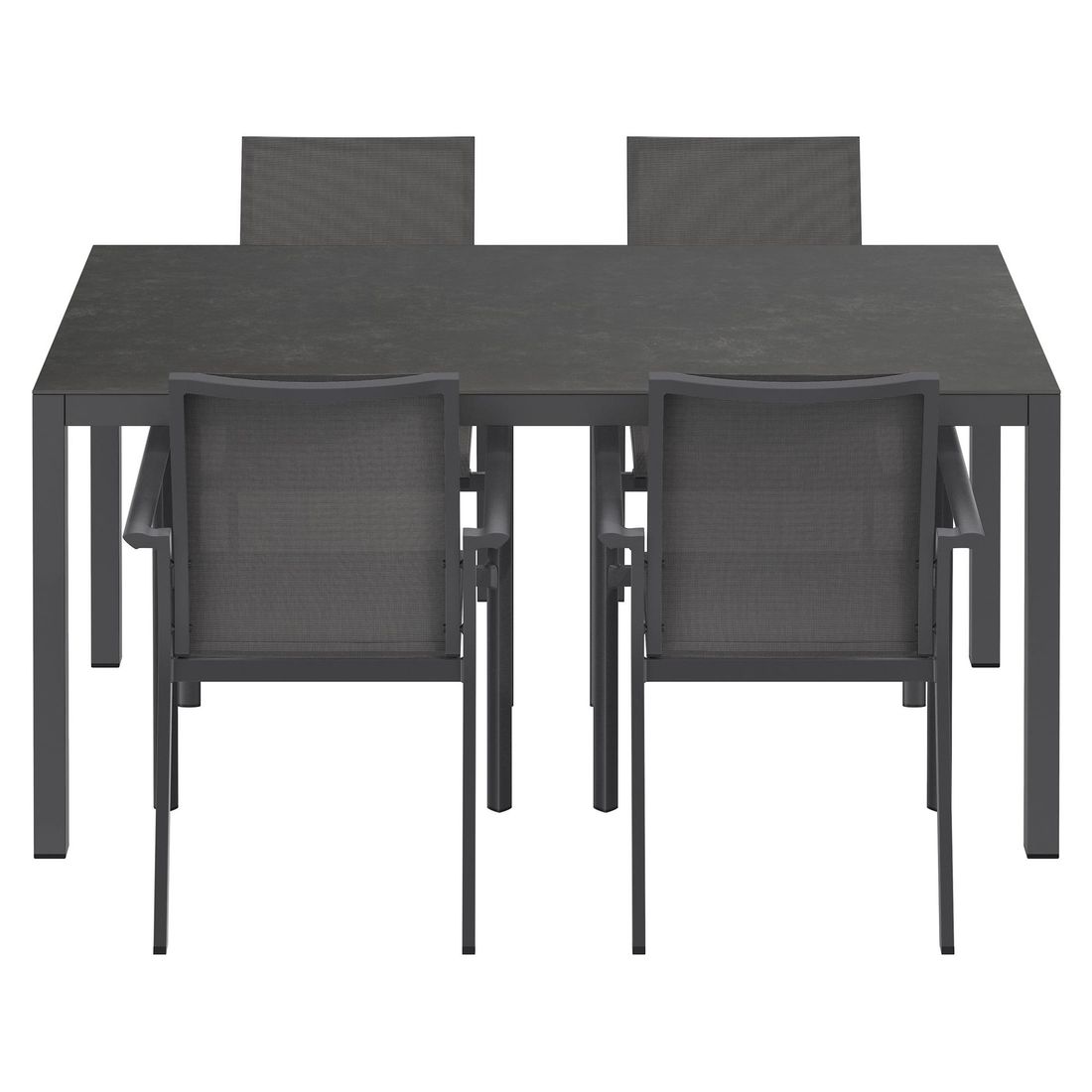 OUTLIV. Lucca Gartenmöbel-Set M (4 Plätze) Tisch 160x90cm