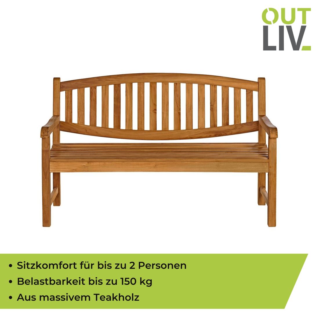 OUTLIV. Cotton Gartenbank Teak