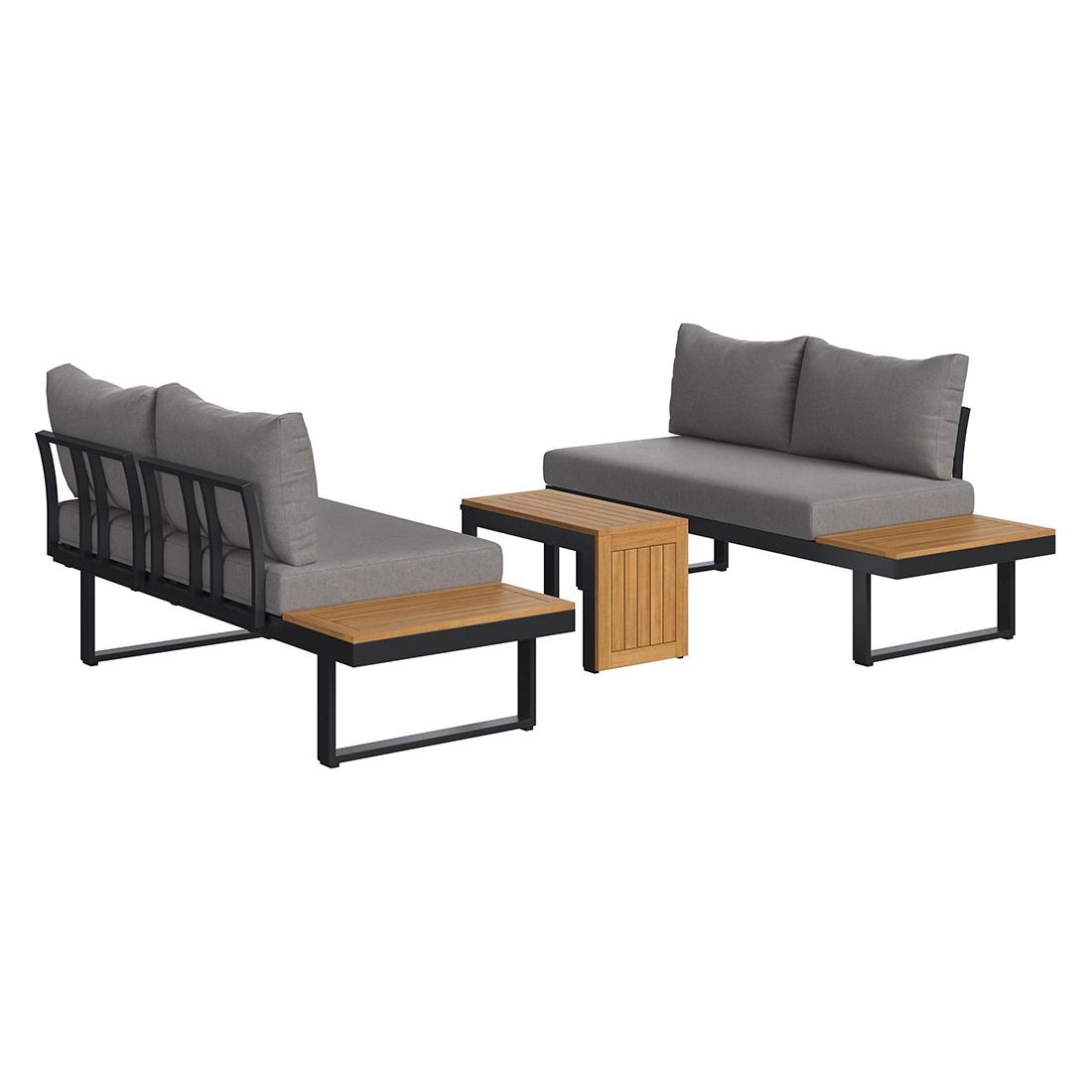 OUTLIV. Alpha Ecklounge Aluminium/Kunstfaser
