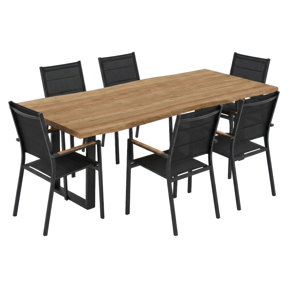 Niehoff Nantes Gartenmöbel-Set L (6 Plätze) mit OUTLIV. Tisch 200x100 cm