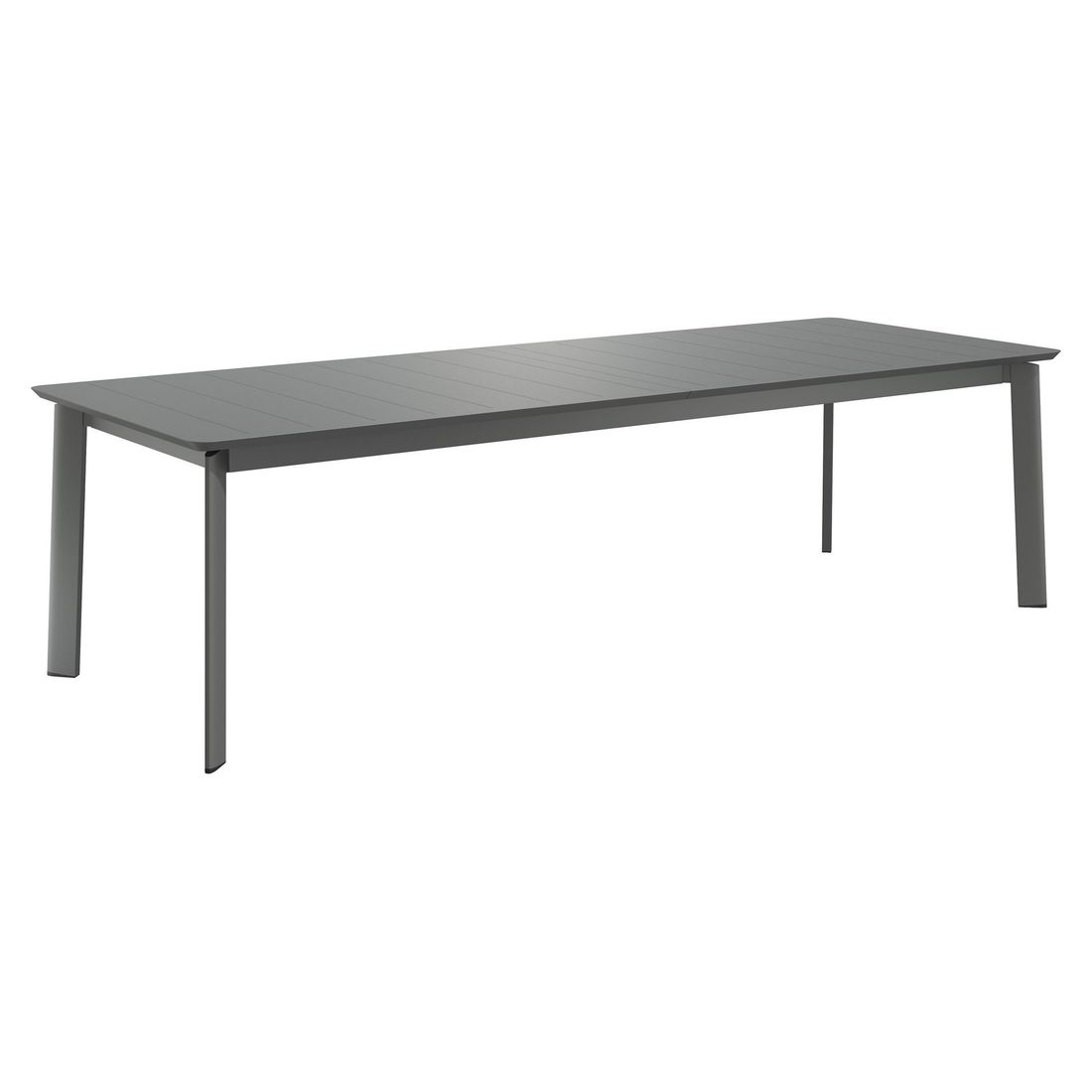 OUTLIV. Milano Ausziehtisch 266/331/396x110cm Aluminium