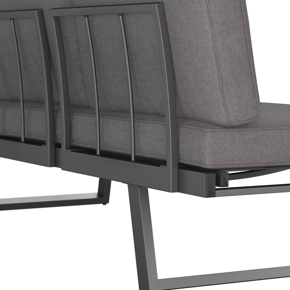 OUTLIV. Lucca Diningsofa Aluminium/Olefin