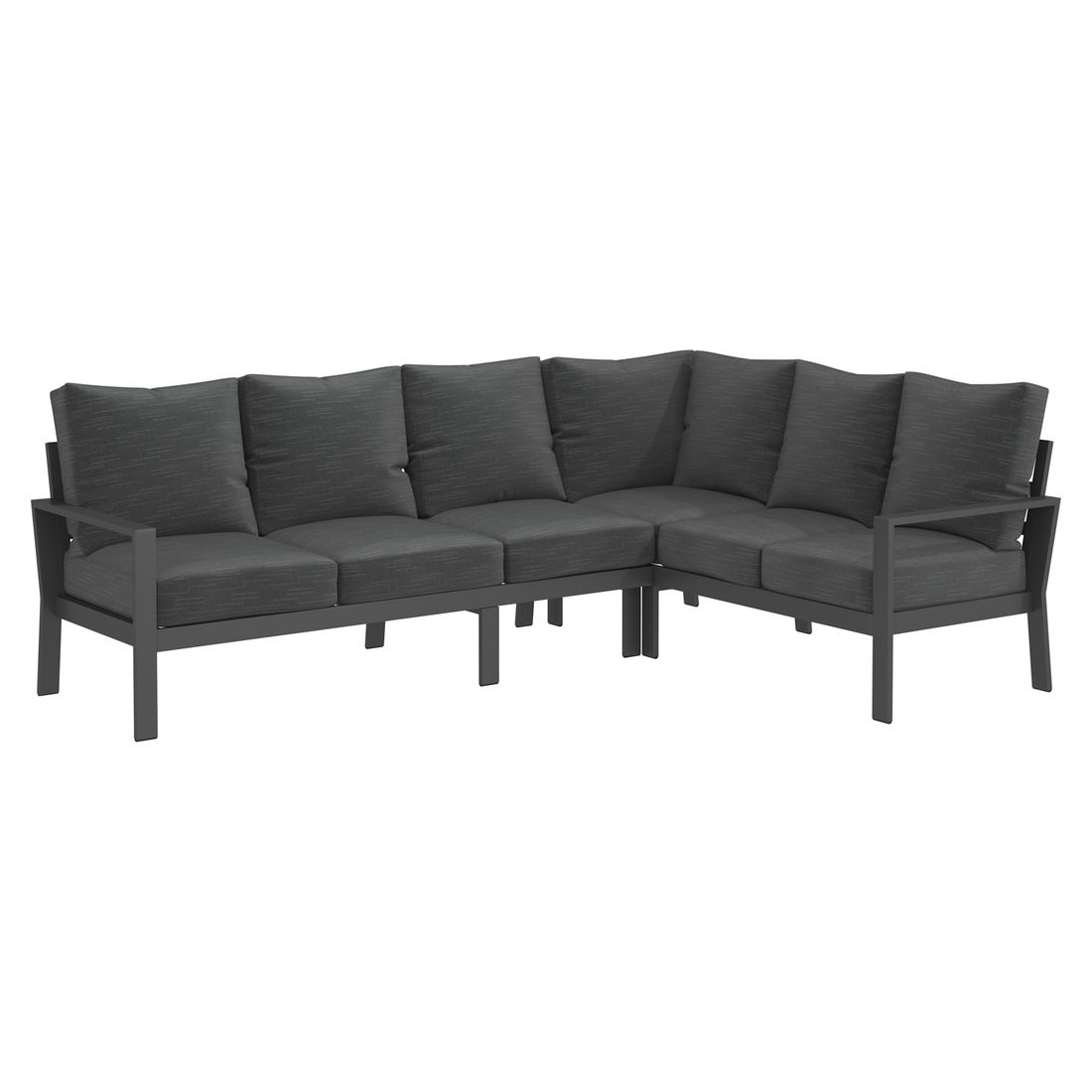 OUTLIV. Atlanta Low Dining Dininglounge Tisch 150x90cm Aluminium/Olefin