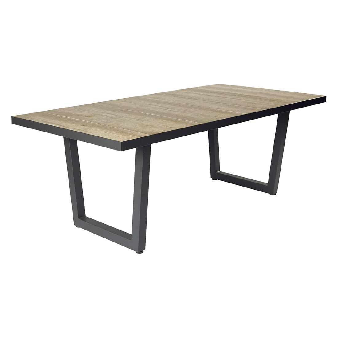 LC Garden Komido Gartenmöbel-Set L 6 verstellbar (Plätze) Tisch 200x100cm