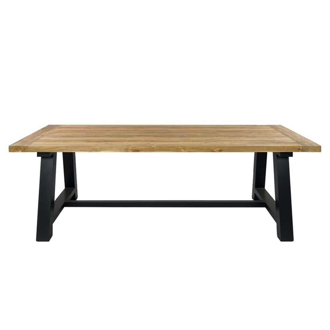 OUTLIV. Omaha Gartentisch 240x100cm Aluminium/Teak recycelt