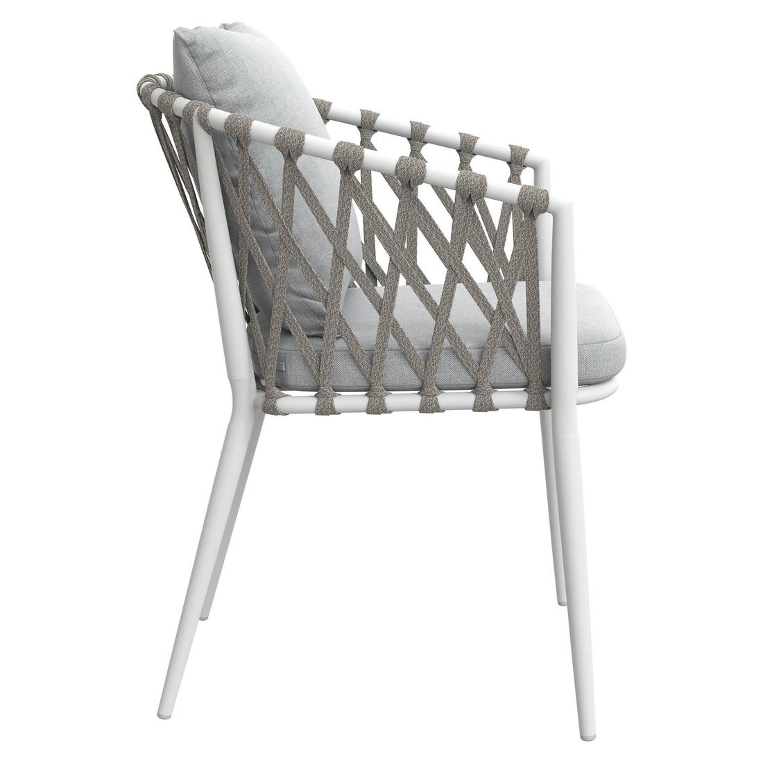 LC Garden Sunrepo Stapelsessel Aluminium mit Sitz- und Rückenkissen