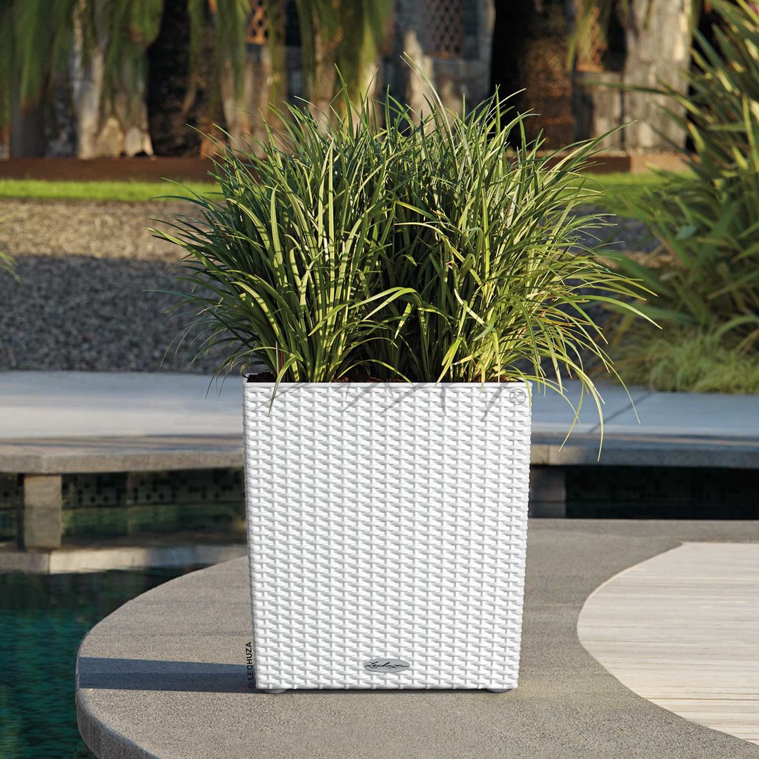 Lechuza Cube Pflanztopf 40x40x40cm Kunststoff