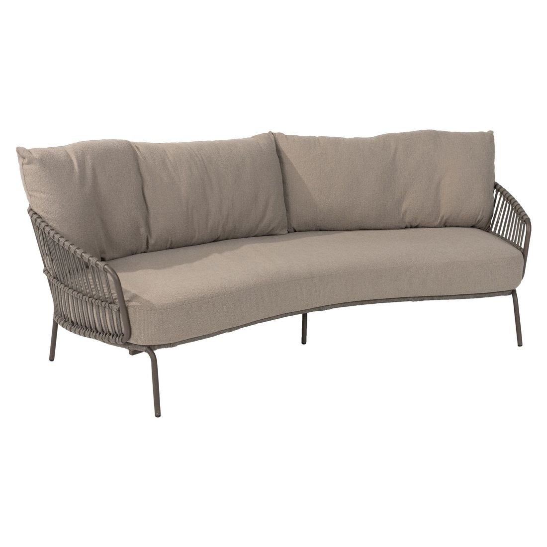 4Seasons Capalbio Loungeset Edelstahl/Rope/Olefin