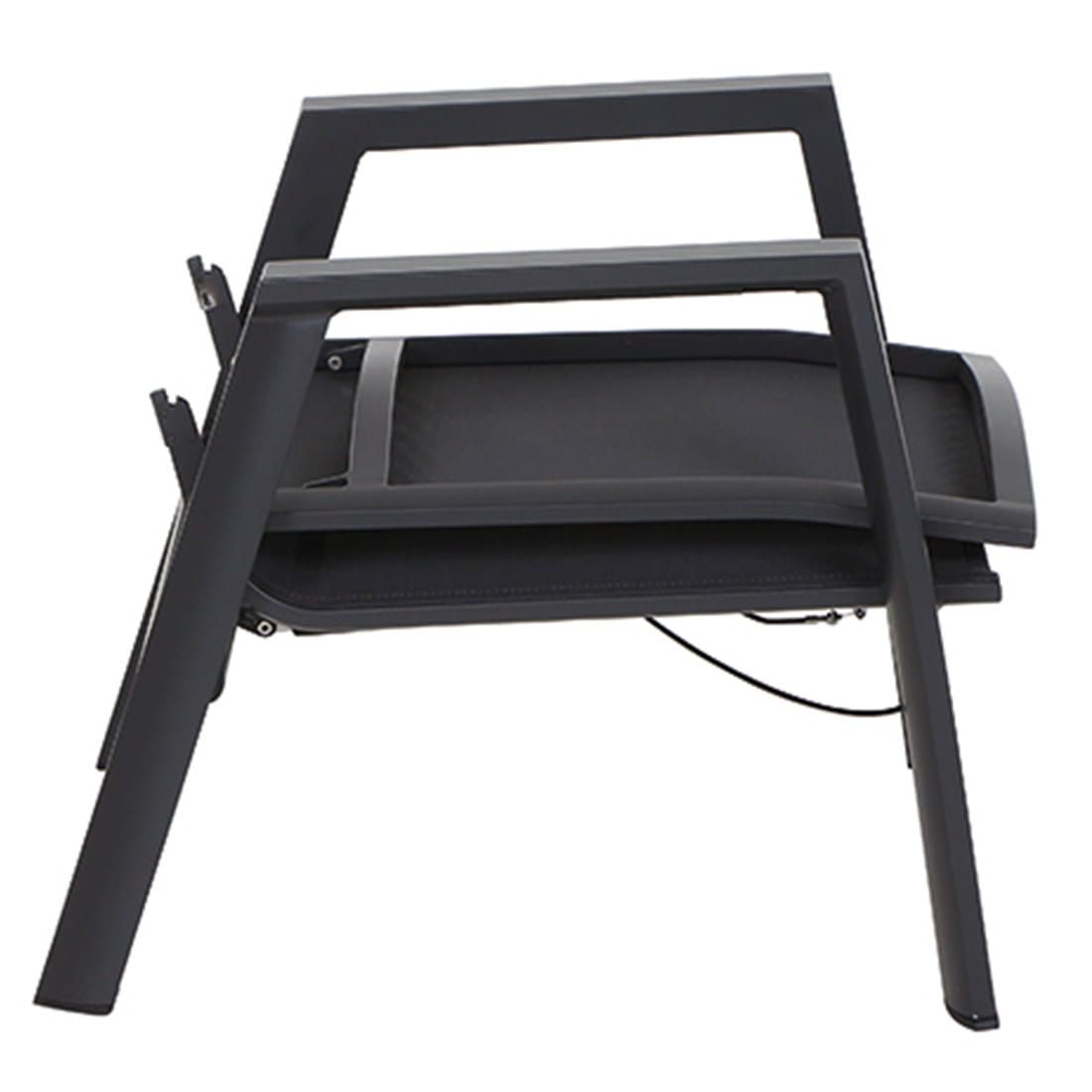 Siena Garden Valencia Loungesessel verstellbar Aluminium/Polypropylen