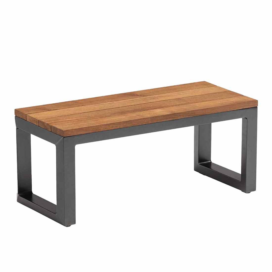 Kettler Ocean Skid Dininglounge Tisch 160x95cm Aluminium/Olefin