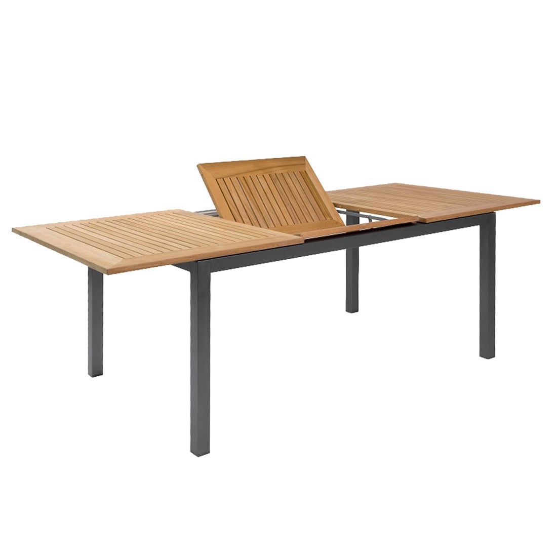 Hartman South Wales Ausziehtisch 150/210x90cm Aluminium/Teak