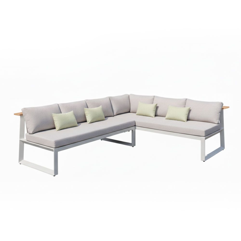 LifestyleGarden Jimmy Dininglounge Tisch 216x99cm Aluminium/Olefin