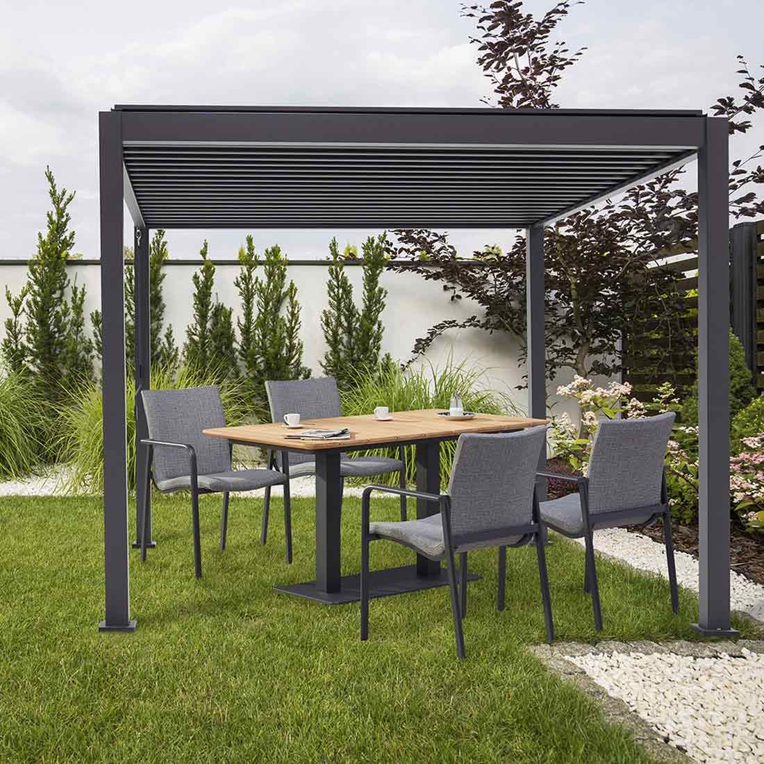 Best Cadiz Gartenpergola 300x400cm Aluminium